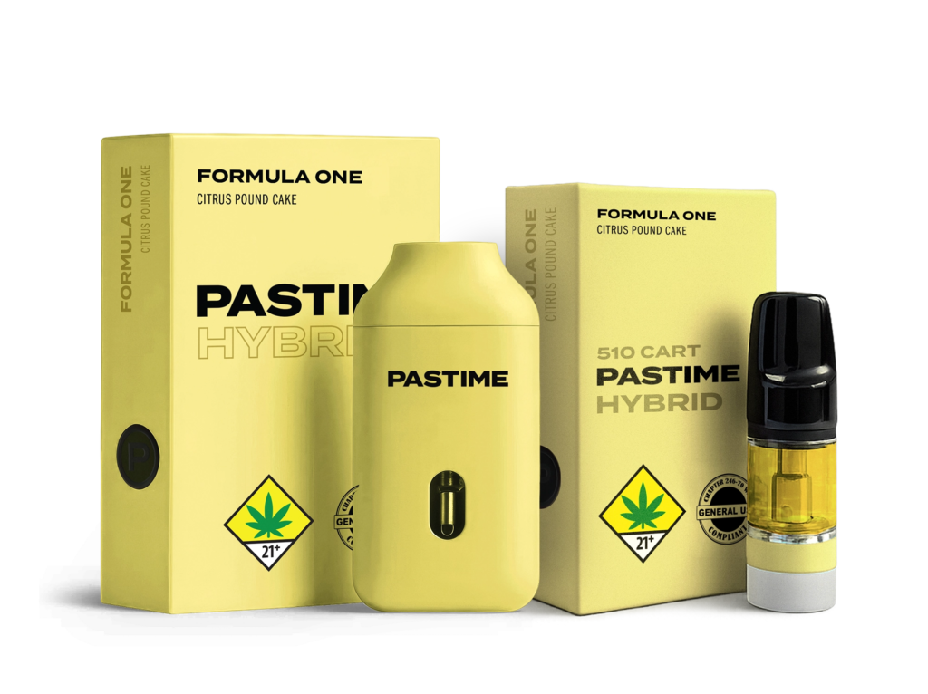 Pastime Formula One Citrus Pound Cake 510 Cartridge – Hybrid Vape